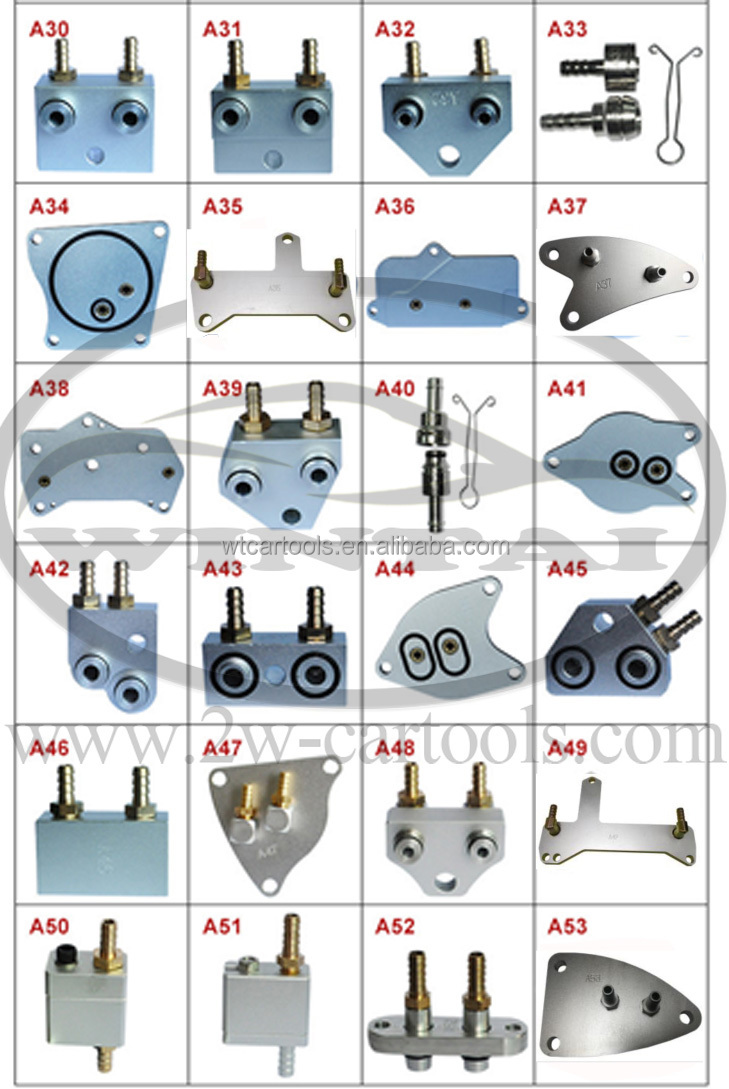 Aluminum ATF Machine Transmission Fluid Adapter Kit Silver No Oil Leakage