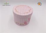Pink Color Round Cardboard Cylinder Tubes Presents Luxury Paper Gift Box