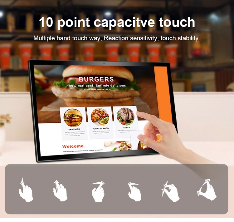 NFC RJ45 tablet pc android All In One Android Tablet pc wall mounted pc