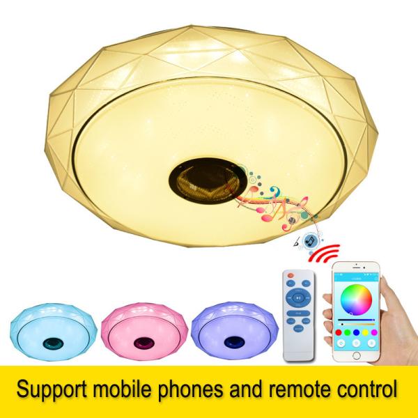 Modern Smart Remote Control and APP Music Ceiling Lights with Bluetooth speaker