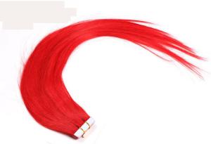 Wholesale Washable Straight Single Drawn Red Hair Extensions Human Hair 16-24 Inches from china suppliers