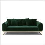 Apartment Royal Furniture Leather Sofa High Density Sponge Custom Sectional Sofa