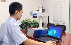 Wholesale ABS PVC 30W Fiber Laser Marking Machine 1064nm Fiber Laser Marking Equipment from china suppliers