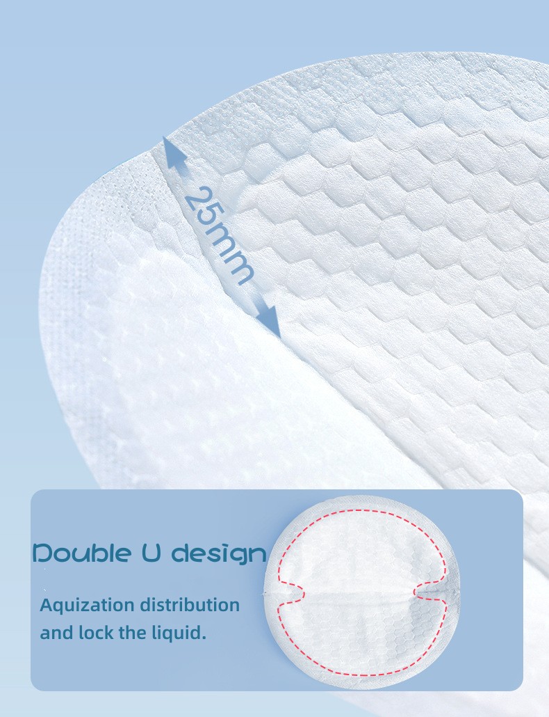 Mother Women Disposable Nursing Pads Super Soft Breathable N.W. Top Layer CE Certified