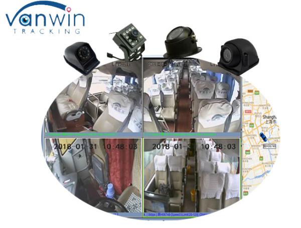 3G / 4G WIFI AHD 4 Channel Vehicle Mobile DVR CCTV Camera Surveillance Systems