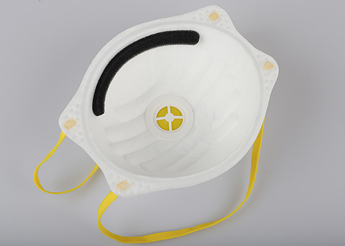 Wholesale white Comfortable Cup-shaped disposable mask with gas outlet valve