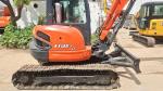 Used mini excavator Kubota Kx135-5 hand earth digger China mini digger