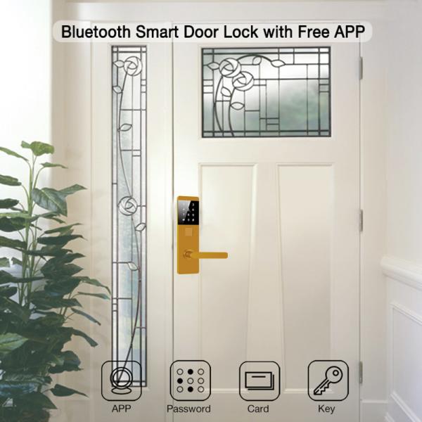 Aluminum Alloy TTlock Password Electronic Smart Door Locks for Apartment Home