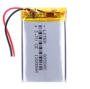 Wholesale 3.7V KC Approved 803048 1200mah Li-Polymer Rechargeable UL UN38.3 Lithium Polymer Battery from china suppliers