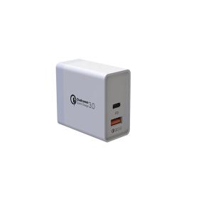 Wholesale White USB C PD Chargers Foldable Portable 18W QC3.0 Wall Charger For Mobile Phone from china suppliers