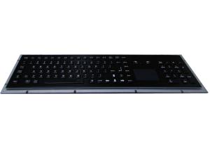 Wholesale 103 Keys Metal Trackball Keyboard Electrophoretic Black IP65 Dust Proof from china suppliers