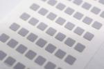 3mmx3mm 1mil White Matte High Temperature Resistant Polyimide Label