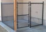 Hot Dip Galvanized Chain Link Dog Cage , Large Animal Kennel Easy Cleaning