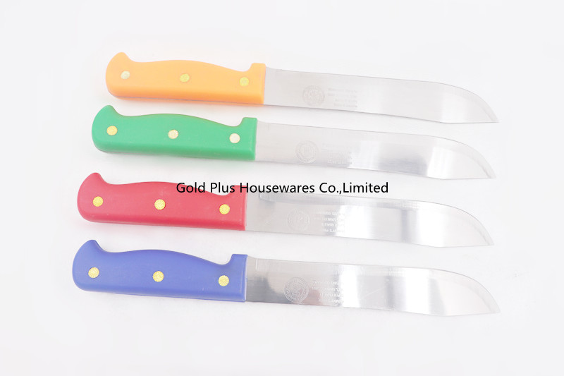 0.8mm Thickness Kitchen Cutting Knives SS High Carbon Steel Chef Knife