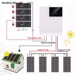 Power Battery Wall Hybrid Solar System 48V LiFePO4 10KWh Solar Generator For