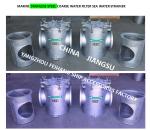 AUXILIARY MACHINE SEAWATER PUMP INLET STAINLESS STEEL 316L STRAIGHT THROUGH