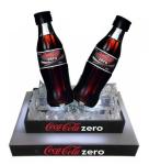 Silk Screen Led Bottle Glorifier ROHS Acrylic Led Bottle Display Stand