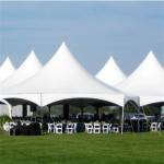 Mixed High Peak Canopy Tent Curtains Decorations Roof Lighting