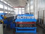 18 Forming Stations Roof Panel Roll Forming Machine , Double Sheet Roll Forming
