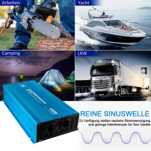 Wholesale 54x25.5x10.3CM 4KW Pure Sine Wave Power Inverter Aluminum Material from china suppliers