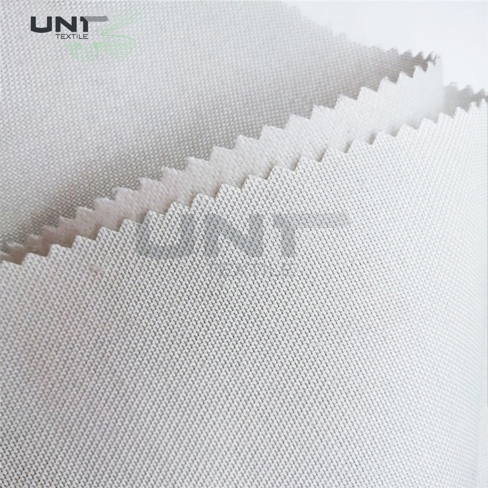 Necktie Fusible Woven Interlining Shrink Resistant Garment Interfacing