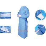 Round Neck Elastic Cuff AAMI Level 3 Disposable Isolation Gown
