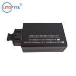 10 100 1000m Single Mode 20km Fiber Optic Mini Media Converter