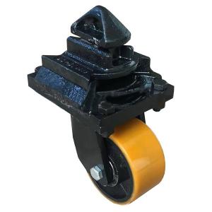 Wholesale 200mm PU Castors Shipping Container Caster Wheels from china suppliers