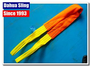 Wholesale Polyester Duplex Web Sling Belt For Lifting , Synthetic Fiber Slings High Strength from china suppliers