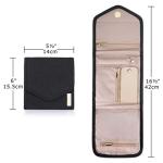 FOLDING JEWELRY BAG TRAVEL PORTABLE JEWELRY STORAGE BAG MULTI-RING EARRINGS