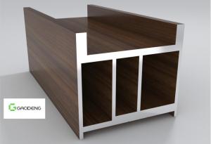Wholesale Custom Extrusion Aluminum Profile Anodized Powder Coated Wood Grain from china suppliers