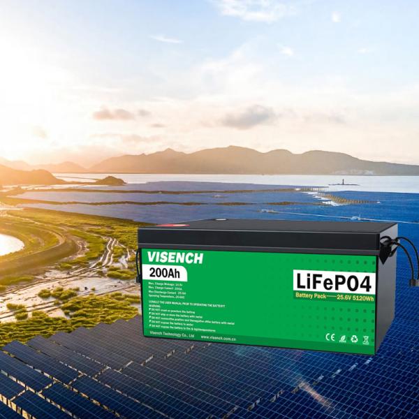 Visench Direct factory 51.2v lifepo4 battery 100Ah 120Ah 200Ah Deep 6000 Cycles