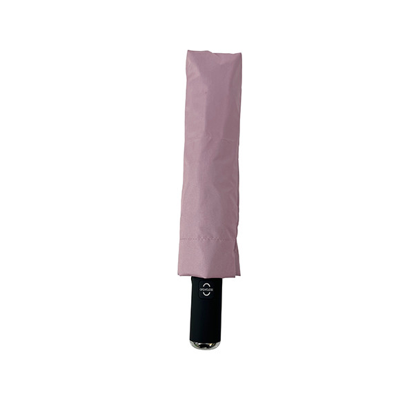 UPF 30 Auto Open Close 3 Folding Umbrella With Blacking UV Coating