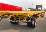Yellow Aluminum Full Frame Dump Trailer For Heavy Duty Dumping
