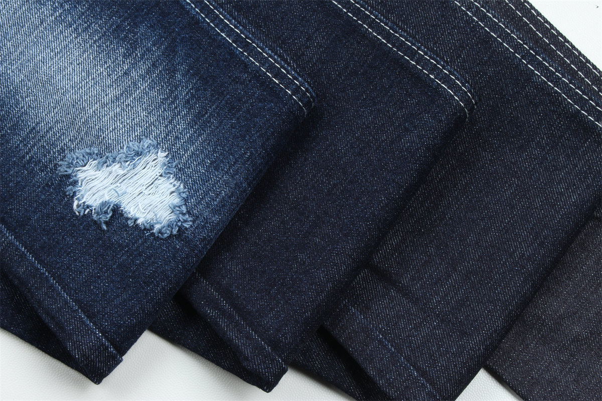 Rope Dyed Color100% Cotton Denim Fabric For Classic Men Jeans