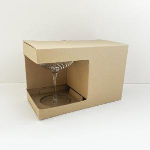 Wholesale Customized Kraft Paper Packaging Box Corrugated Cardboard Display Boxes For Glass from china suppliers