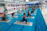 Unique Water Aqua Yoga Mat , Inflatable Floating Yoga Mat Low - Impact