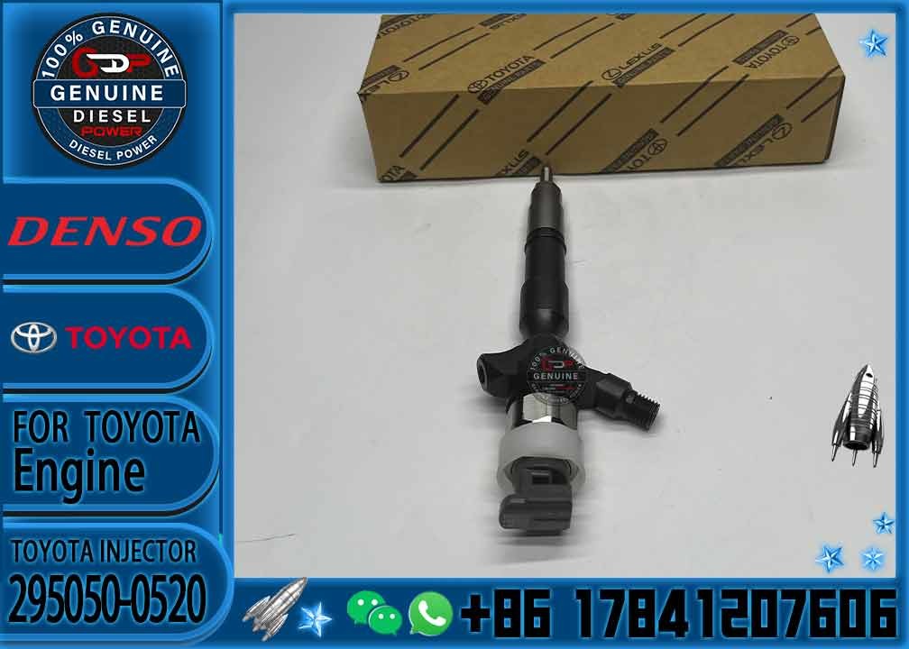Original New Euro 5 Fuel Injector DCRI300460 23670-0L090 295050-0520 295050-0460 23670-30400 For Toyota Hiace Dyna 1kd F