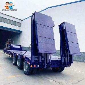 Wholesale Air Suspension Front Loading Modular 40FT Hydraulic Low Bed Trailer from china suppliers