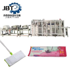 Wholesale Non Woven Fabric Wet Mop Wipes Machine Disposable Wet Mop Making Machine from china suppliers