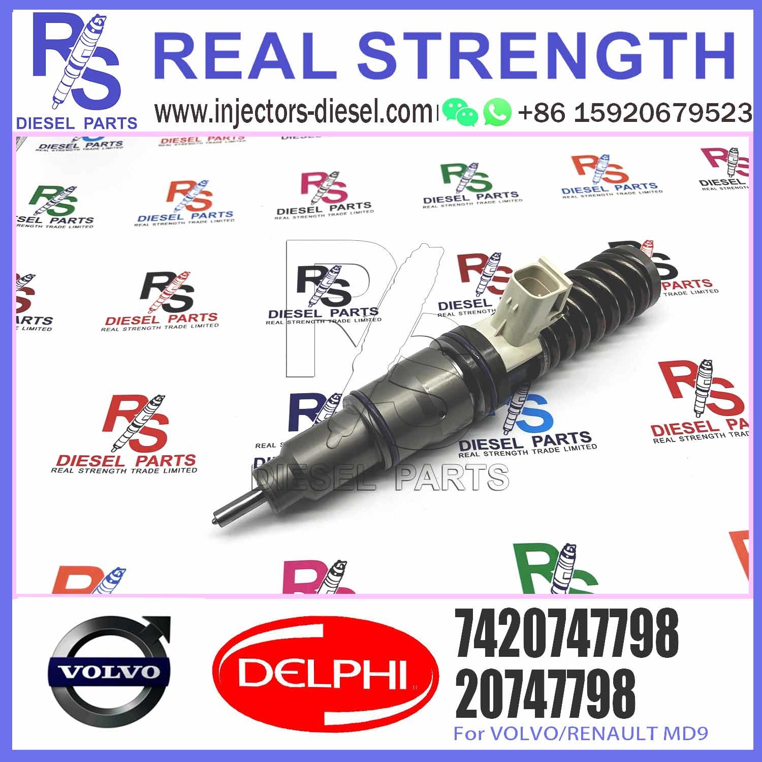 New Common Rail Diesel Fuel Injector 20747798 BEBE4D11001 7420747798 for Engine Parts