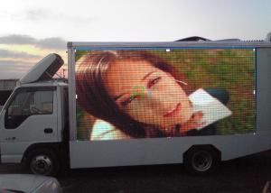 Wholesale Outdoor P10 Truck Mounted LED Screen 7500nits , Full Color LED Advertising Truck from china suppliers