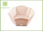 Disposable Wooden Pasta Serving Bowl , 12'' Big Wooden Sushi Bowl For Hotel