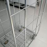 Metal Frame Luggage Trolley Silver For Delivery Luggage Or Goods