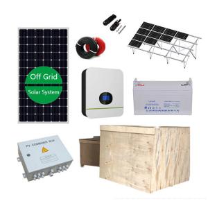 Wholesale Complete 48vdc Off Grid Solar Power System 220vac Independent Electricity from china suppliers