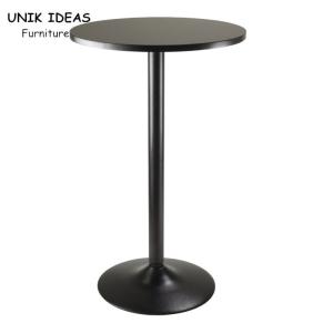 Wholesale Counter Metal Bar Height Table Outdoor Black Round 23.7&quot;X39&quot; from china suppliers