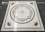 Water Jet Marble Floor Medallions Flower Pattern For Decoration Non Slip