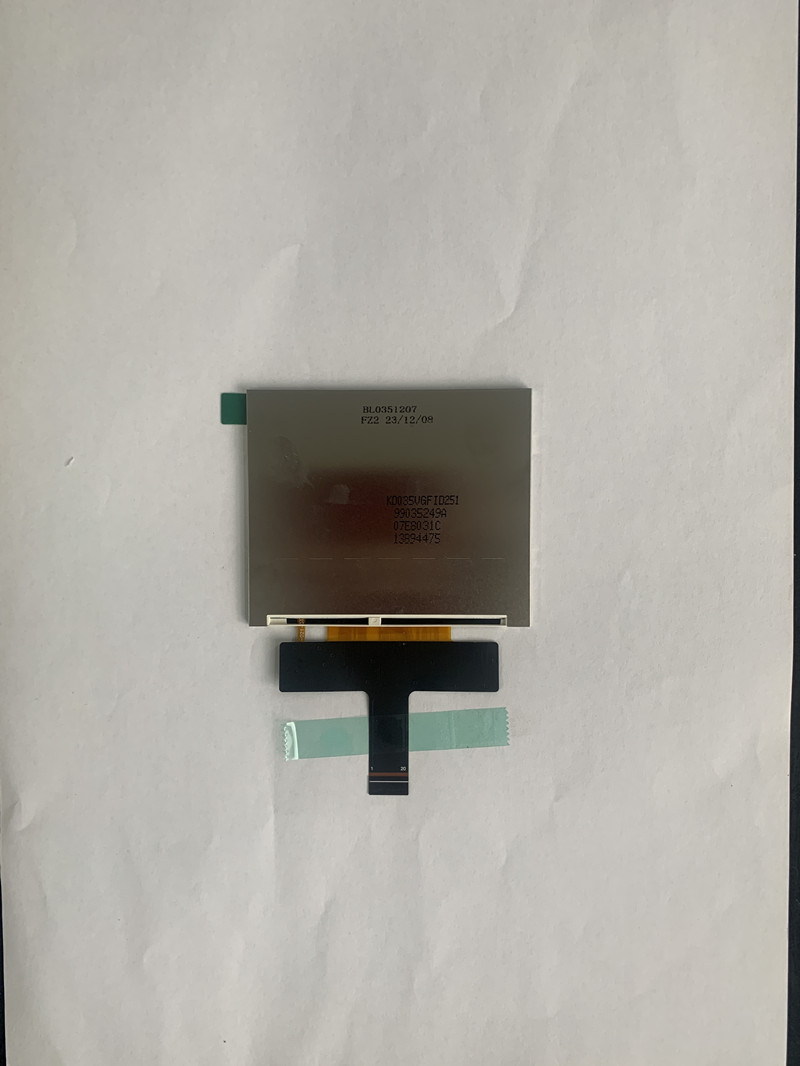 3.5 inch Black IPS Lcd Display with 640x480 Resolution and 20pin 2-Lane MIPI Interface