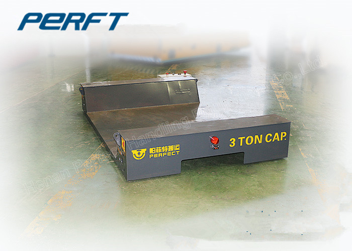 3 ton Low bed Steel Industry Trackless Heavy Duty Plant Trailer for Steel Industrial Material Handling