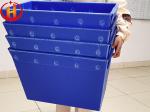 Recyclable 4mm 800gsm Corrugated Plastic Mail Totes Impact Resistance